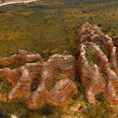 Purnululu National Park is home to the Bungle Bungle Range